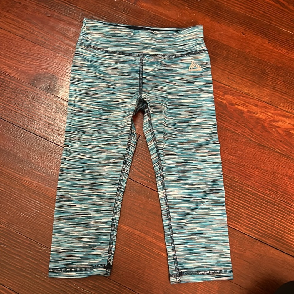 Blue colored capris